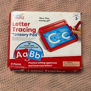 Red Letter Tracing Sensory Pad